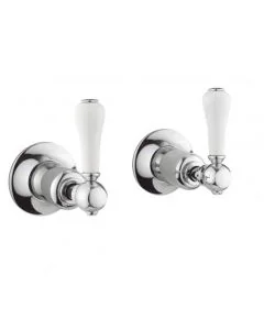 Crosswater Belgravia Lever Wall Stop Taps