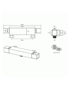 Bloque 2 Single Outlet Bar Valve Kit
