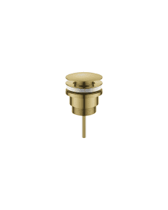 Flova Universal Basin Clicker Waste Brushed Brass