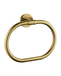 Coco Towel Ring Brushed Brass