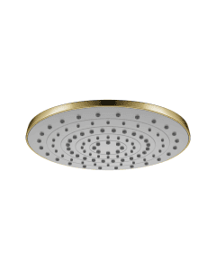 225mm Round ABS Rainshower Brushed Brass
