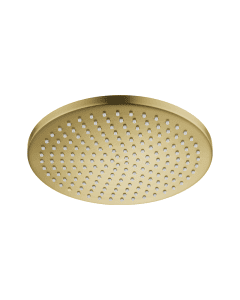 Design 250mm Round Head Brushed Brass