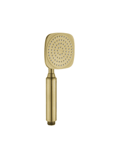 Square Pressure Enhancing Handset Brushed Brass