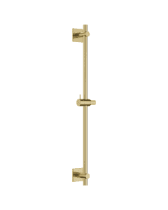 Square Slide Rail Brushed Brass