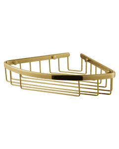Corner Rack 205mm Brushed Brass