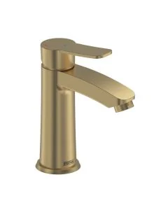 Appeal Basin Mixer with Clicker Waste Brushed Brass