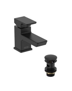 Cobalt Monobloc Basin Mixer Matt Black