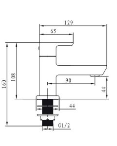Bristan Cobalt Basin Taps (Pair)