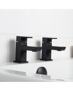 Cobalt Bath Taps Matt Black