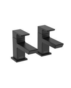 Cobalt Bath Taps Matt Black