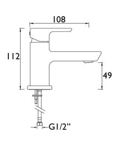 Cobalt Small Basin Mixer