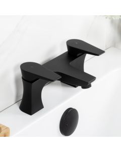 Hourglass Bath Filler Matt Black