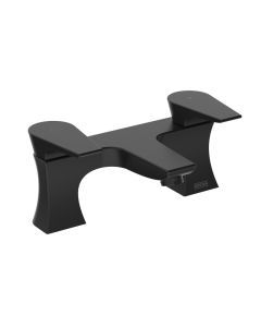 Hourglass Bath Filler Matt Black