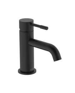 Mila Basin Mixer with Clicker Waste Matt Black
