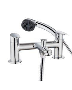 Essentials Opus Deck Bath Shower Mixer Chrome