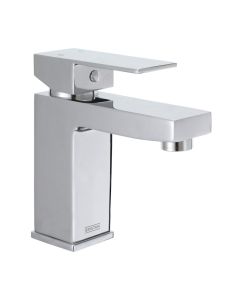 Qubo Basin Mixer with Clicker Waste Chrome