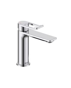 Saffron Basin Mixer with Clicker Waste Chrome