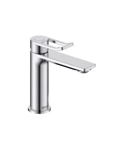 Saffron Basin Mixer with Clicker Waste Chrome