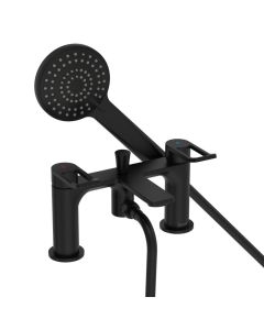 Saffron Bath Shower Mixer Matt Black
