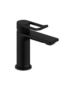 Saffron Small Basin Mixer with Waste Matt Black