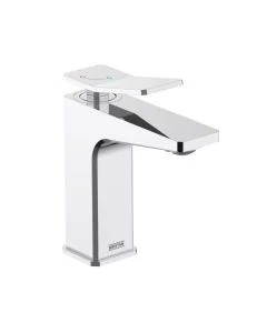 Tangram Basin Mixer with Clicker Waste Chrome