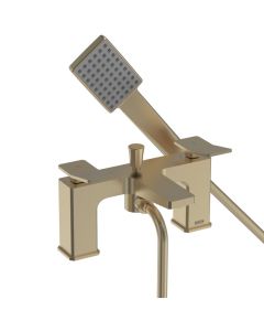 Tangram Bath Shower Mixer Brushed Brass