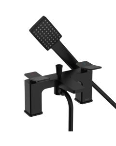 Tangram Bath Shower Mixer Matt Black
