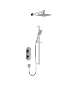 Tangram 2-Way Recessed Shower Valve Kit Chrome