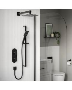 Tangram 2-Way Recessed Shower Valve Kit Matt Black