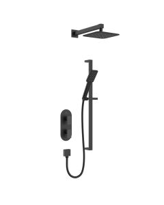 Tangram 2-Way Recessed Shower Valve Kit Matt Black