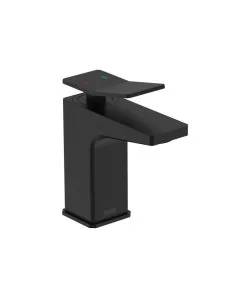 Tangram Single Hole Bath Filler Matt Black