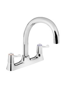 Value Lever Deck Sink Mixer 3 Inch Levers