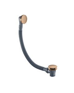 Bath Clicker Waste with Overflow Brushed Bronze