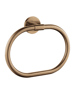Coco Towel Ring Brushed Bronze