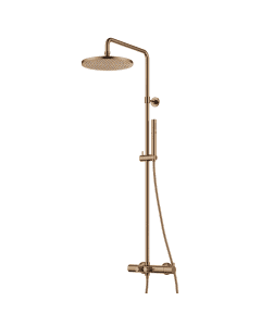 Moonlight GoClick Thermostatic Shower Kit Brushed Bronze