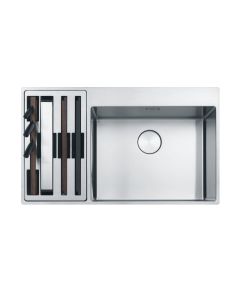 Franke Box Centre (BWX 220 54-27 LHSB) 1 Bowl Sink Stainless Steel