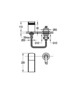 Cascade 2 Hole Bath Filler