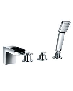 Cascade 4 Hole Bath Shower Mixer