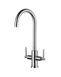 Calypso Twin Lever Monobloc Kitchen Mixer