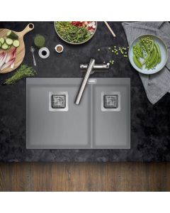 Capri 1.5 Bowl Sink Ash (RH/SB)