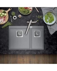 Capri 1.5 Bowl Sink Ash (RH/SB)