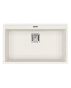 Capri Single Large Bowl Sink Blizzard