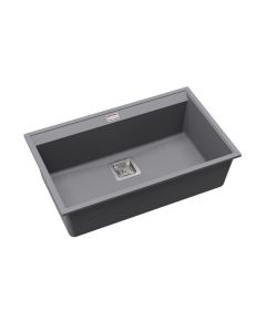 Capri Single Large Bowl Sink Steel