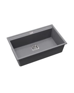 Capri Single Large Bowl Sink Steel