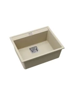 Capri Single Bowl Sink Nude