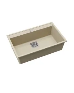 Capri Single Large Bowl Sink Nude