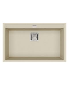 Capri Single Large Bowl Sink Nude