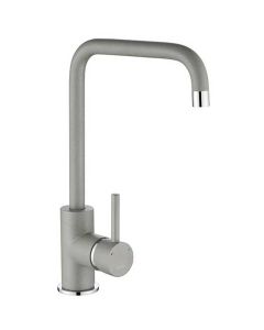 Cascata Square Spout Sink Mixer Grey