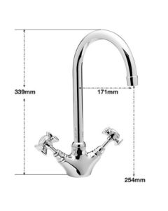 Knightsbridge Monobloc Kitchen Sink Mixer