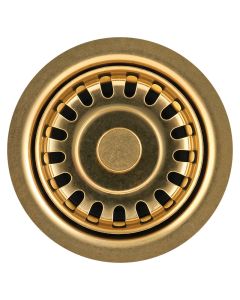 60mm Strainer Waste 70mm Flange Artisan Brass
